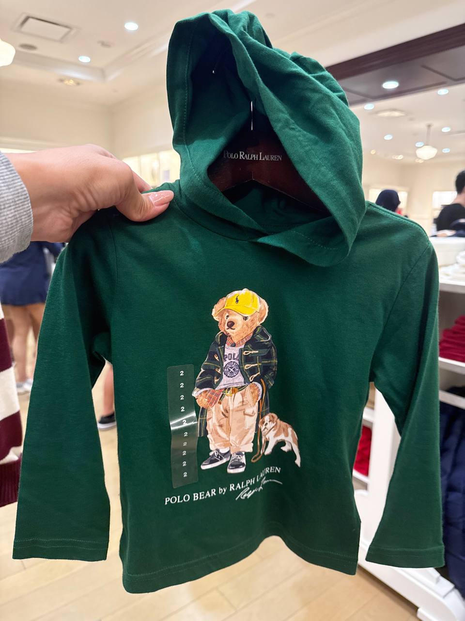 Camiseta Manga longa   Bear com capuz