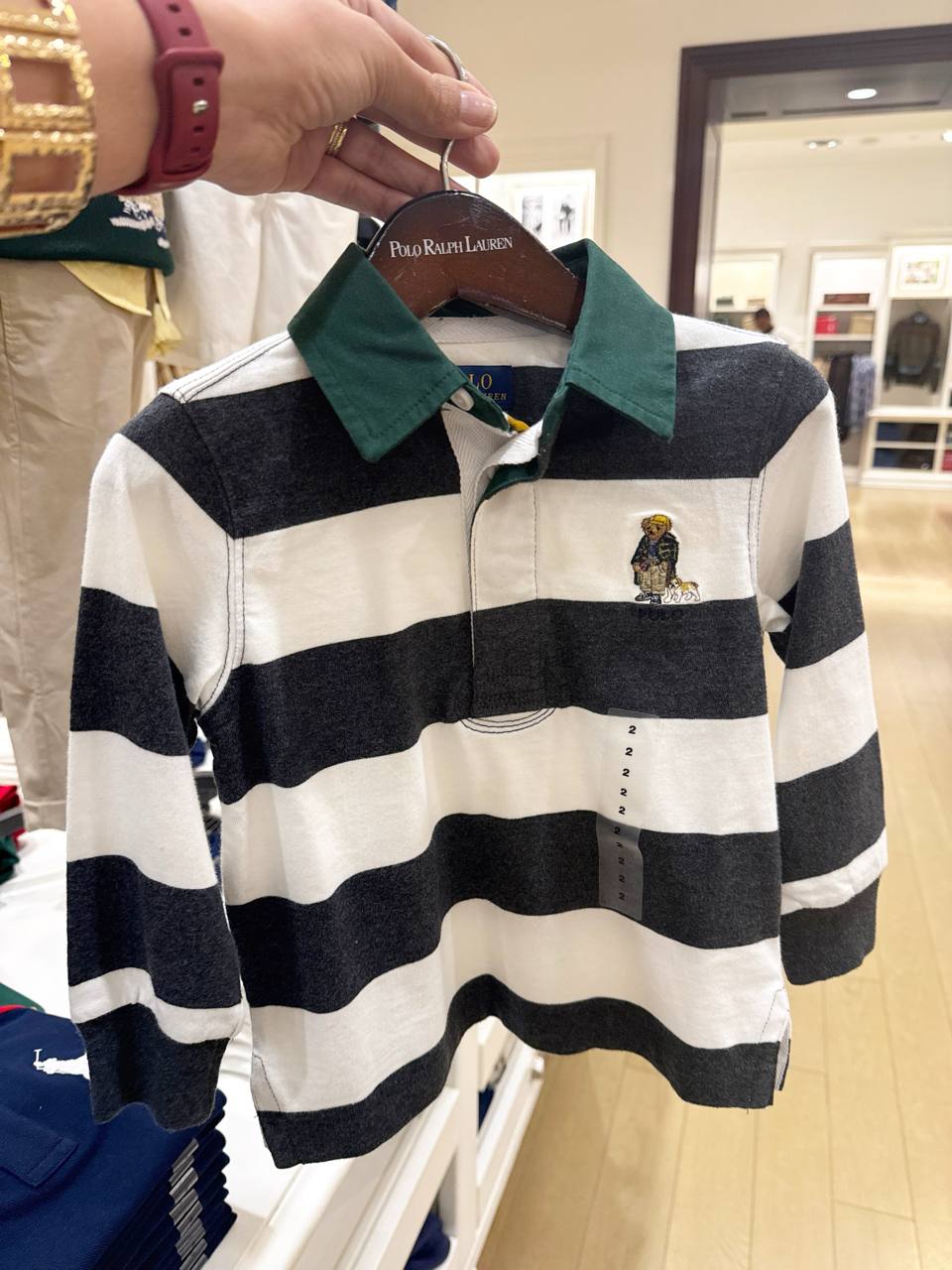 Manga longa Polo Bear