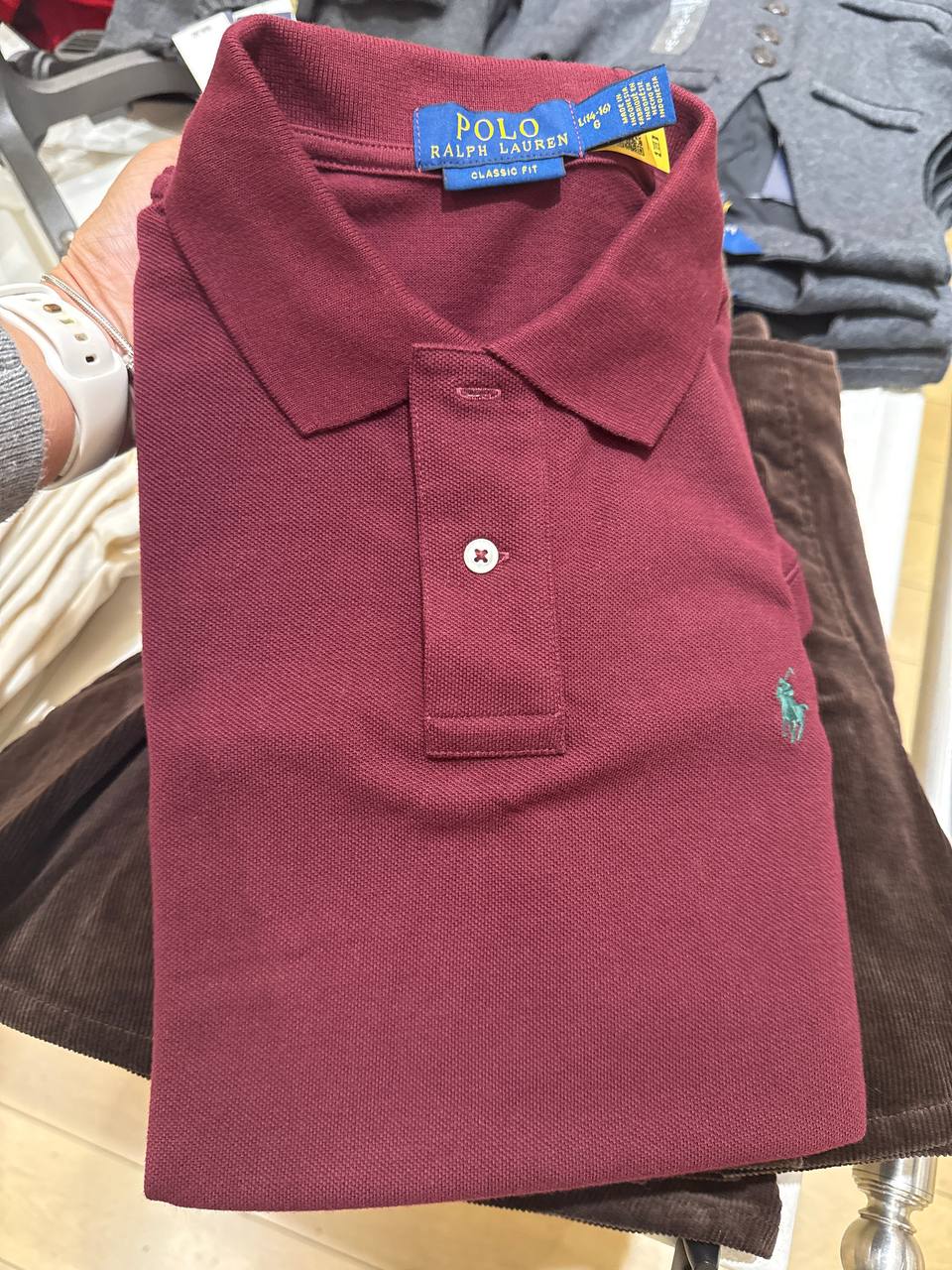 Camiseta Polo Classic manga longa