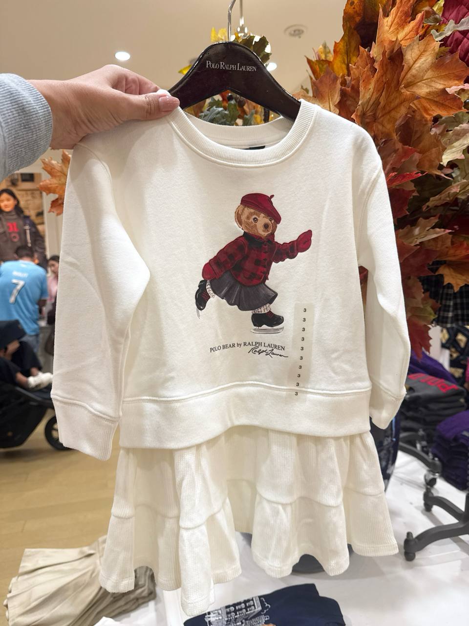 Vestido Manga Comprida  Bear