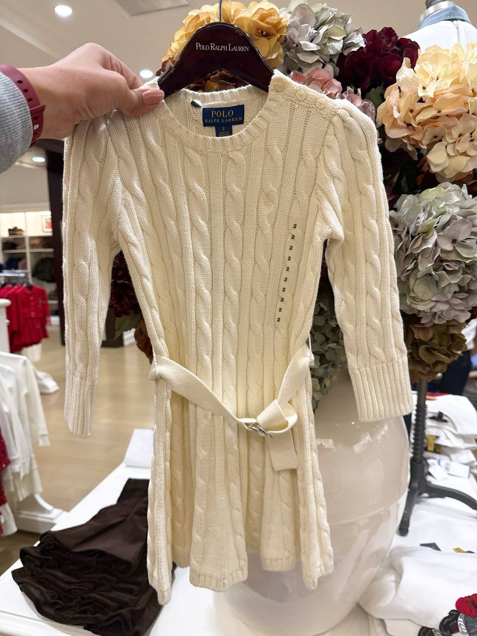 Vestido Manga Comprida  tricô