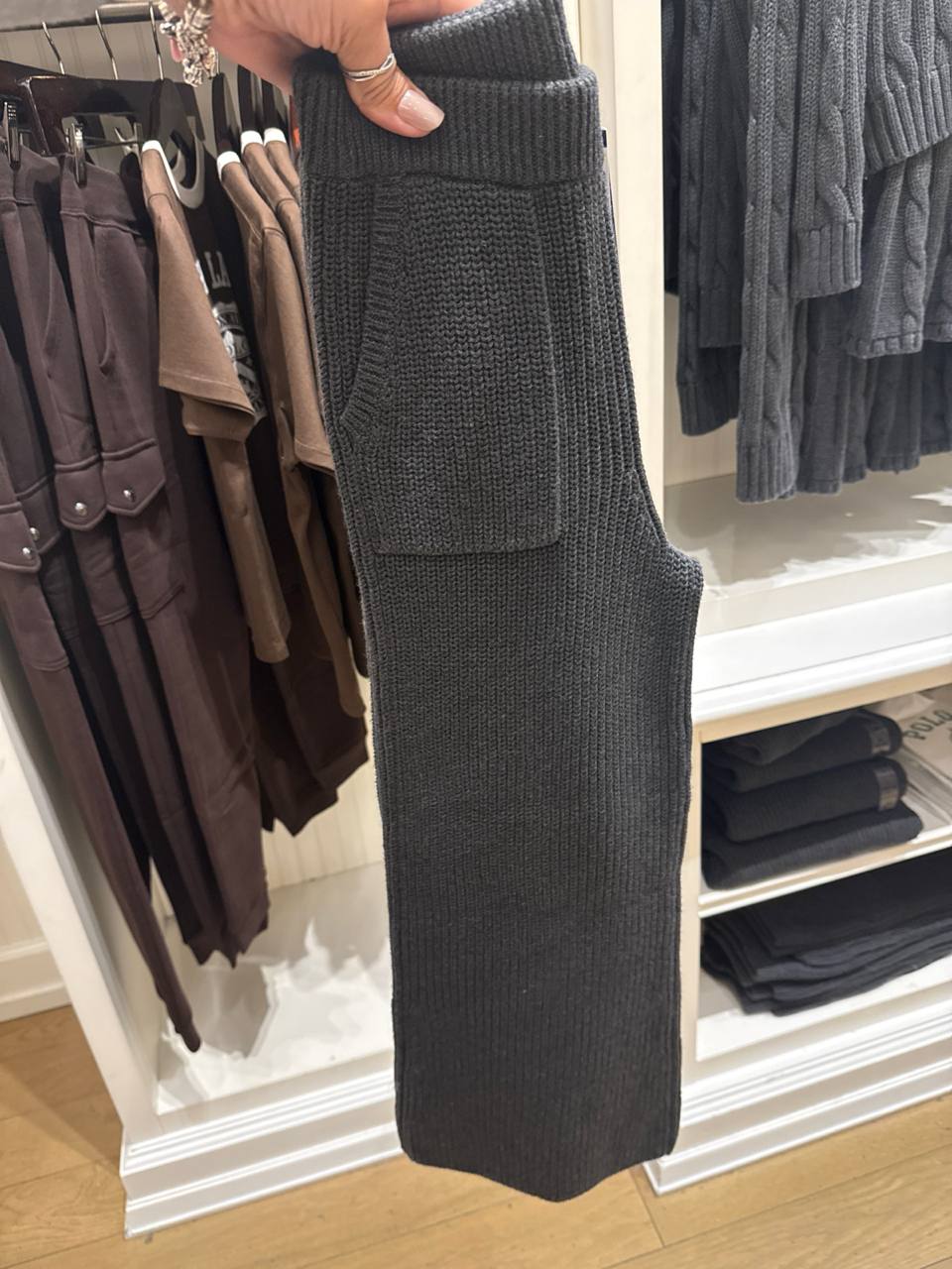 calça   tricô