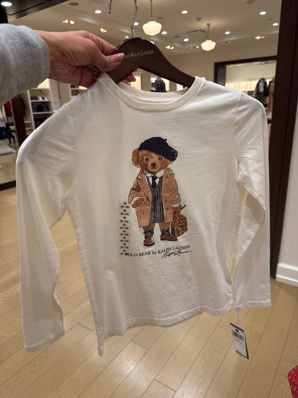 camiseta  manga longa Bear