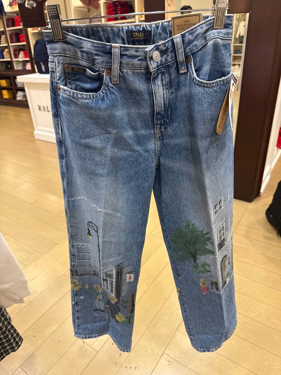 calça jeans Bear Hight rise street