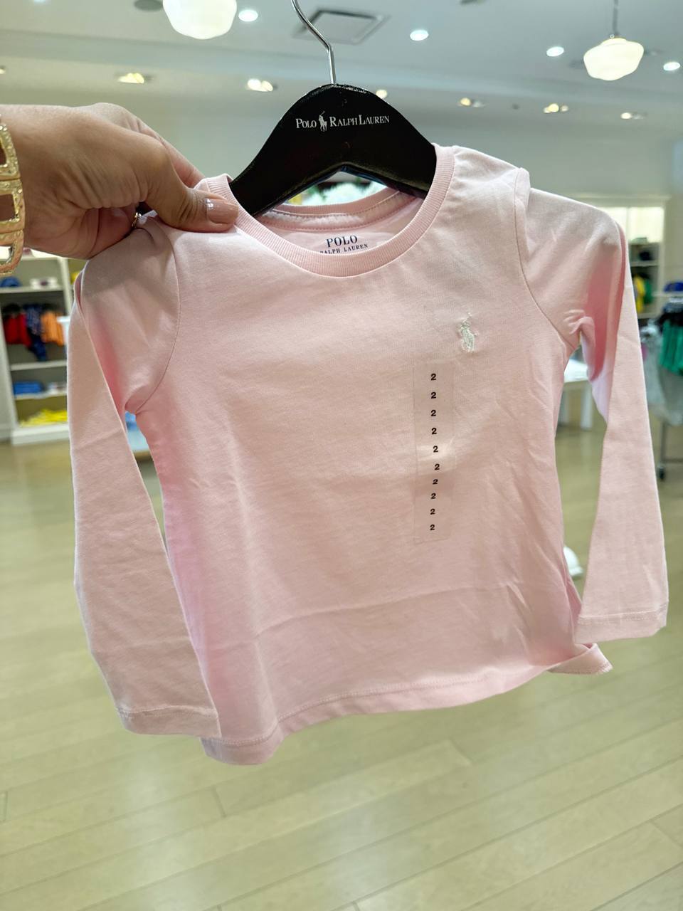 Camiseta Manga longa  cor única