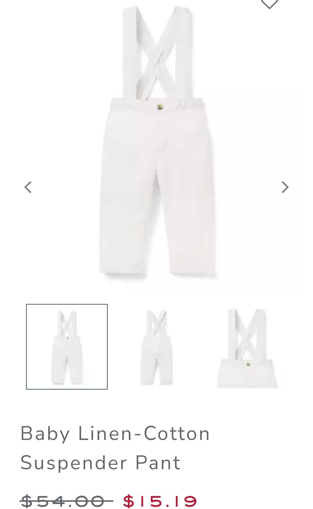 Suspender Pant