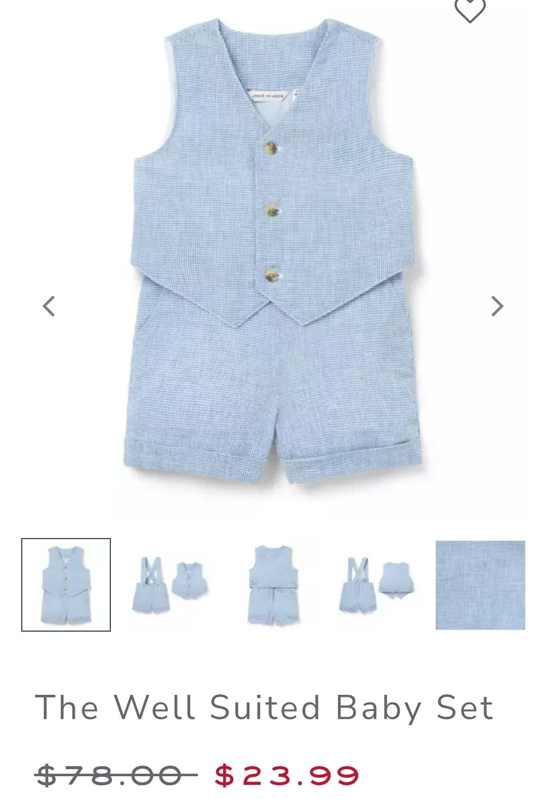 Vest & Short Set