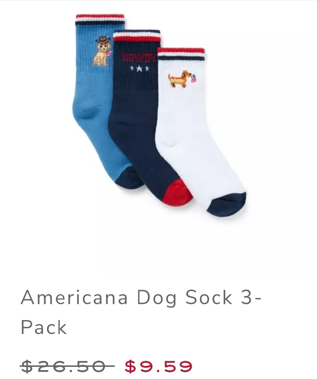 Sock 3 pack
