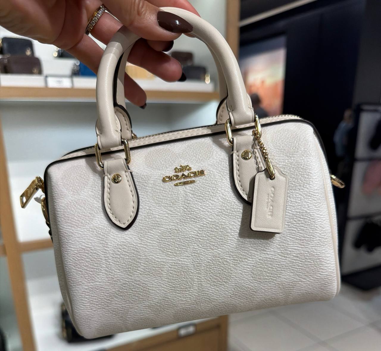 mini Bolsa Baú com alça Extra crossbody