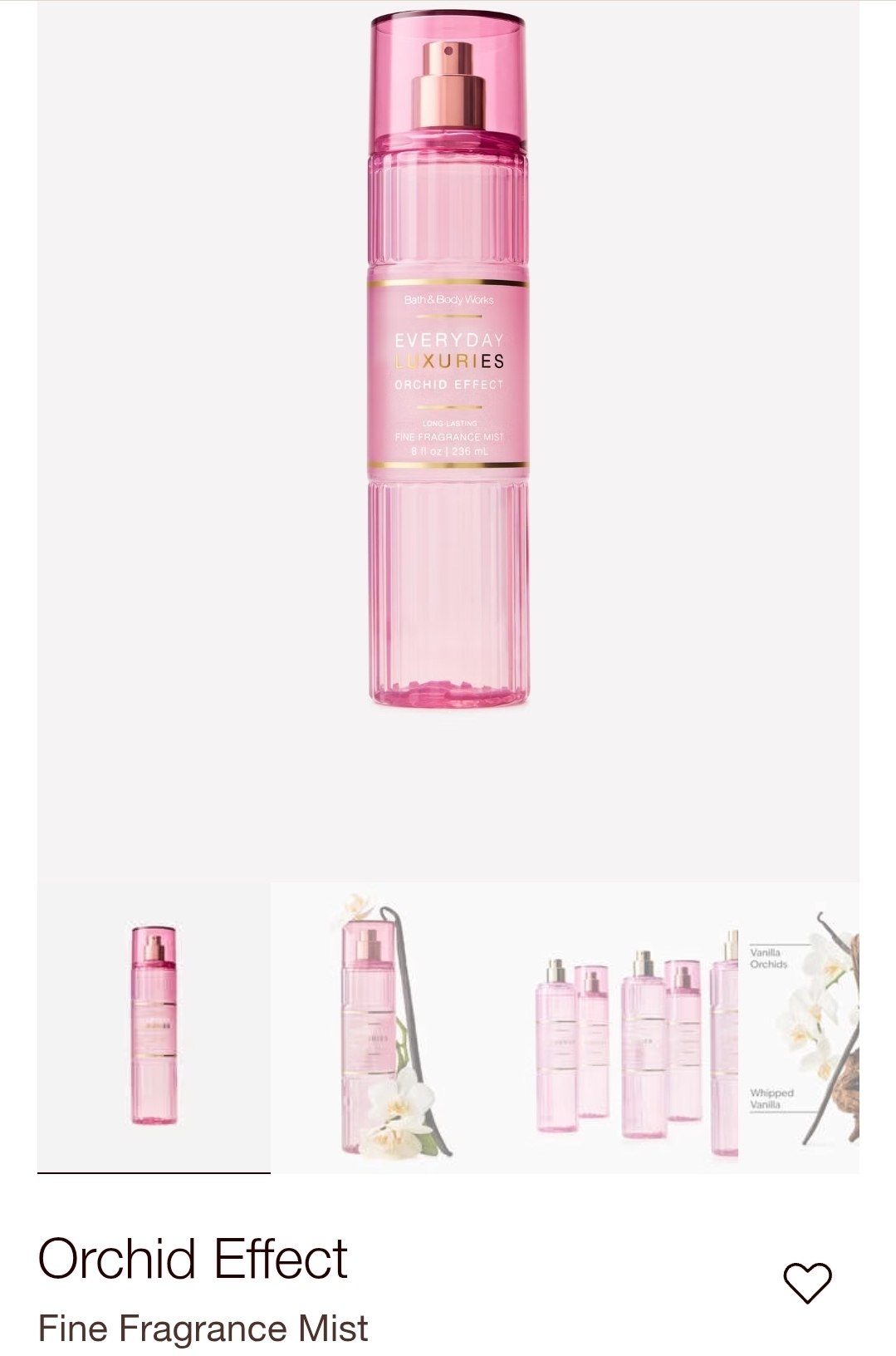 Fine Fragrance Mist