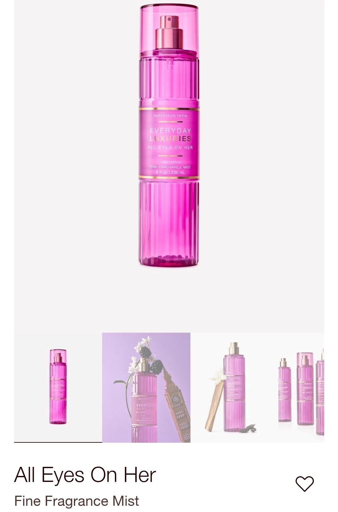 Fine Fragrance Mist