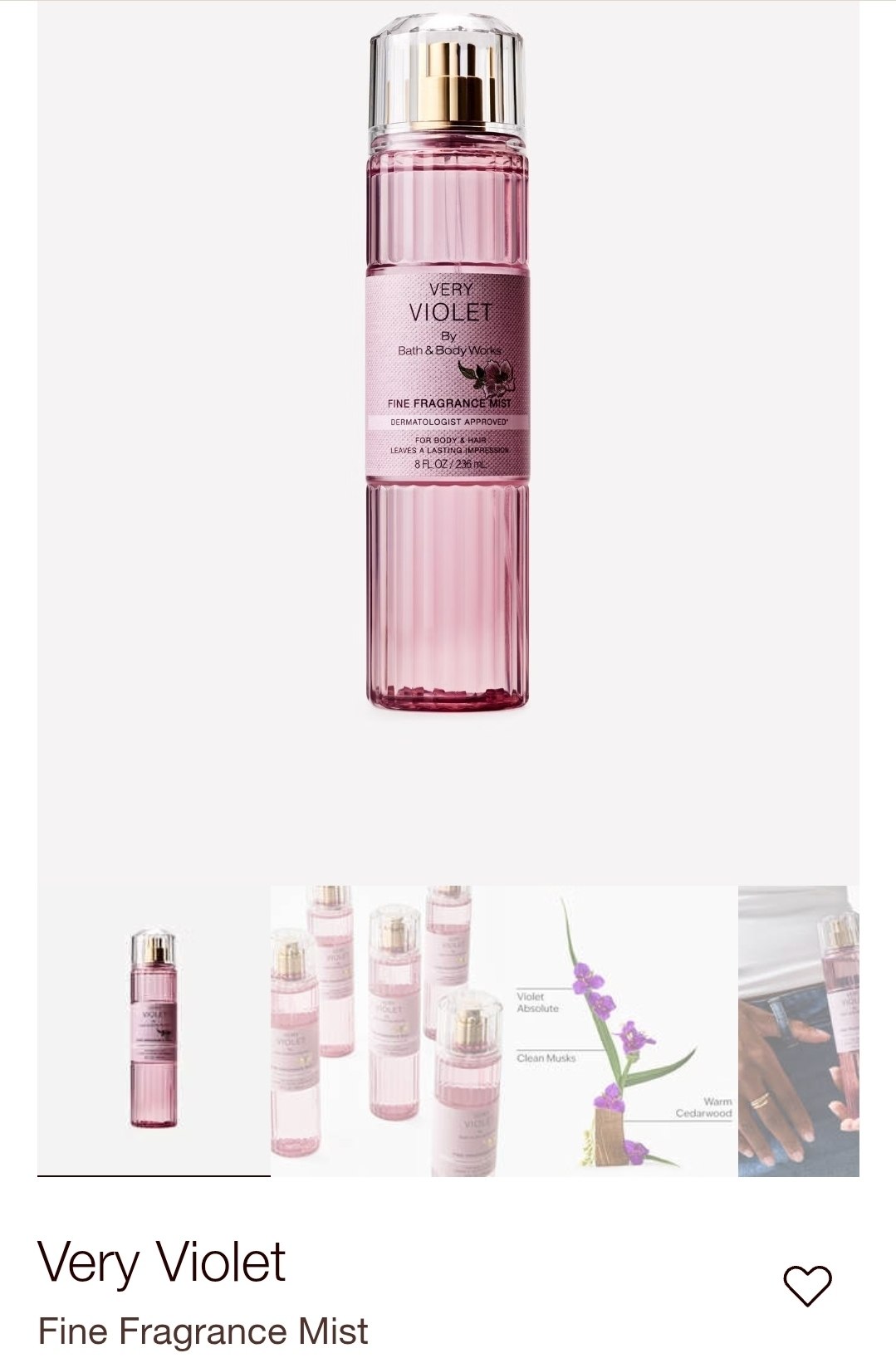 Fine Fragrance Mist