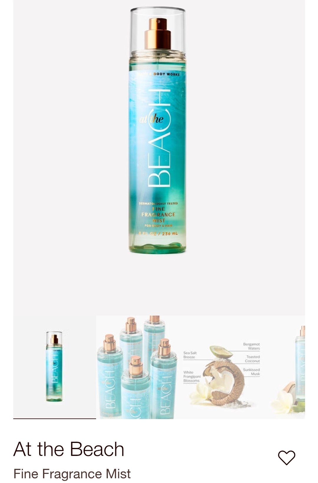 Fine Fragrance Mist