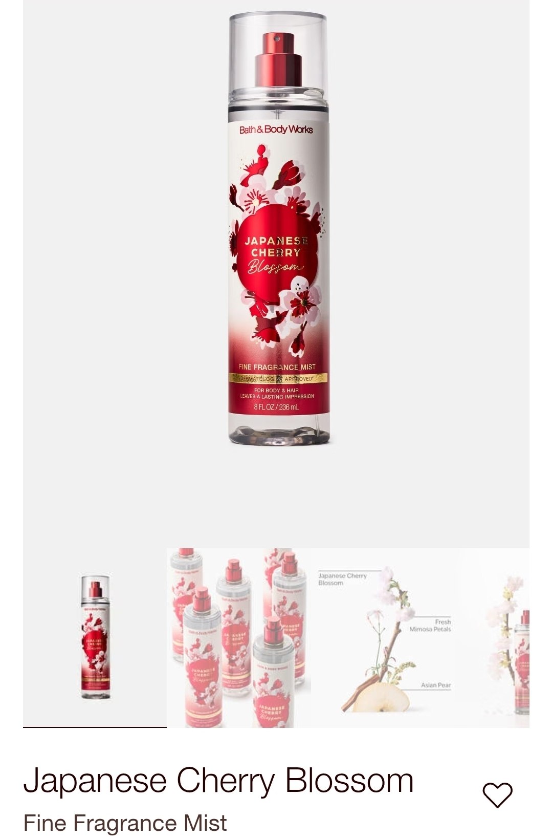 Fine Fragrance Mist