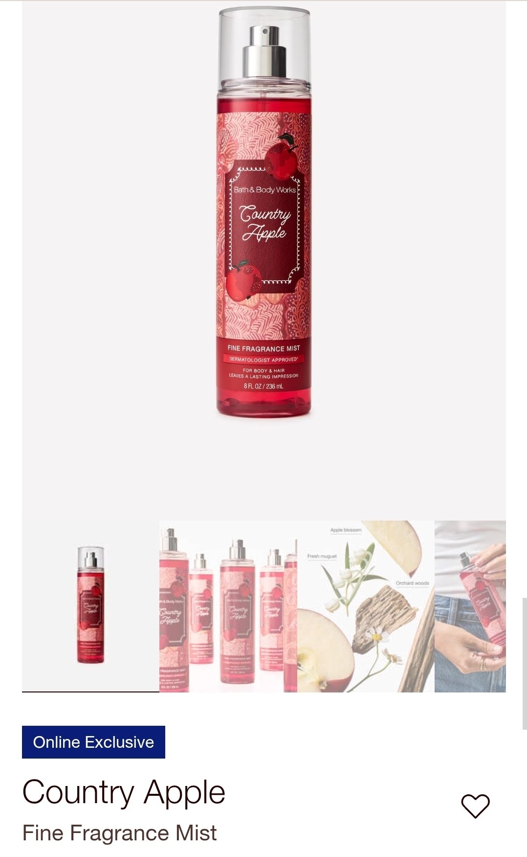 Fine Fragrance Mist