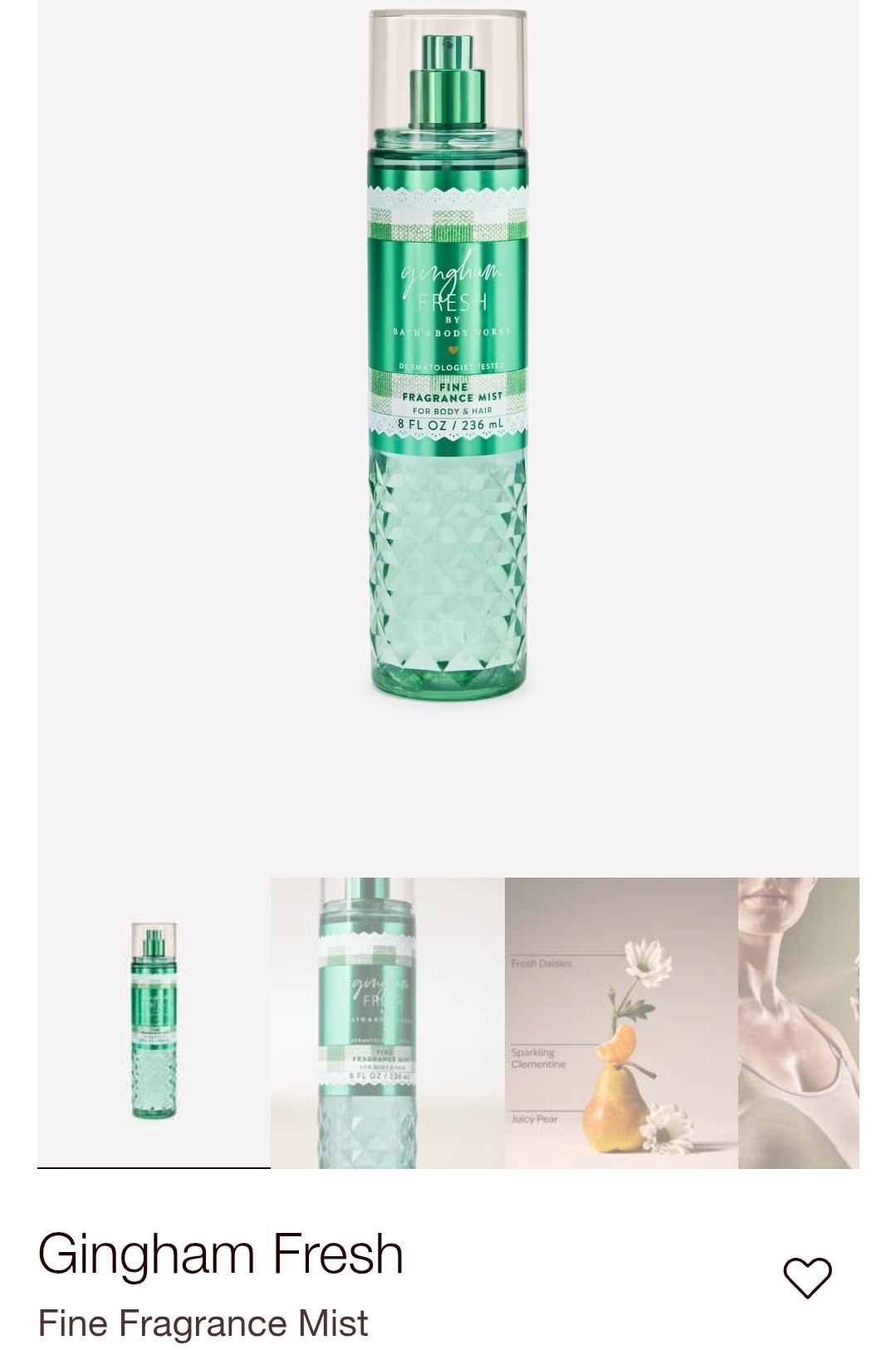 Fine Fragrance Mist