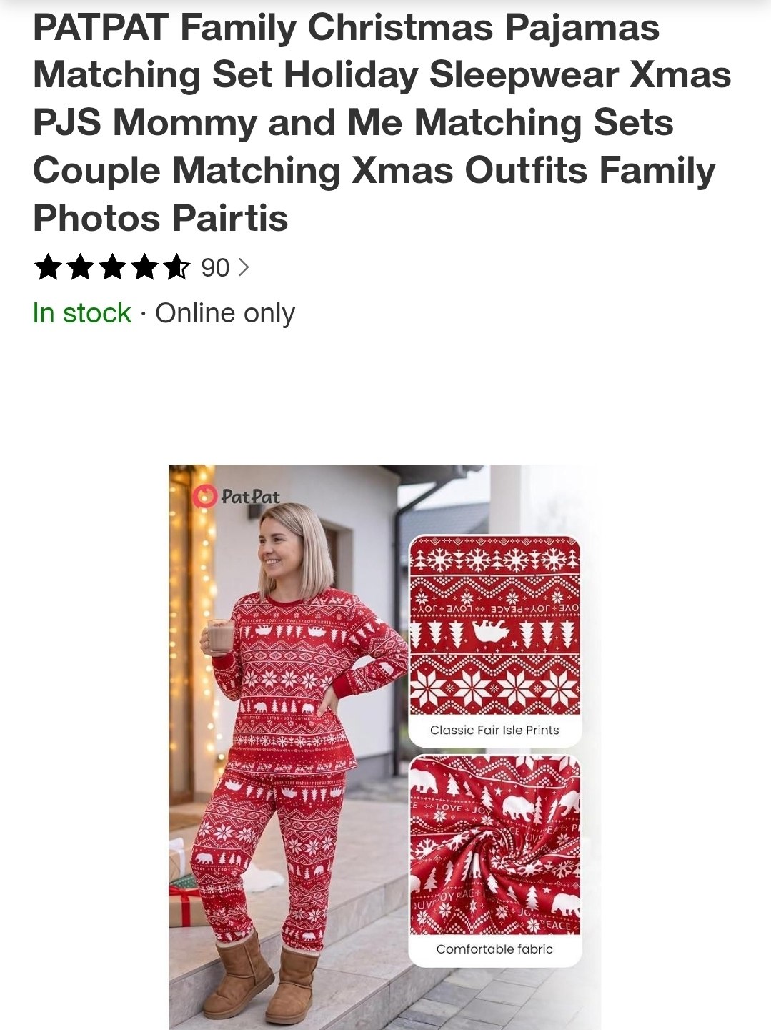 Pijama - Target