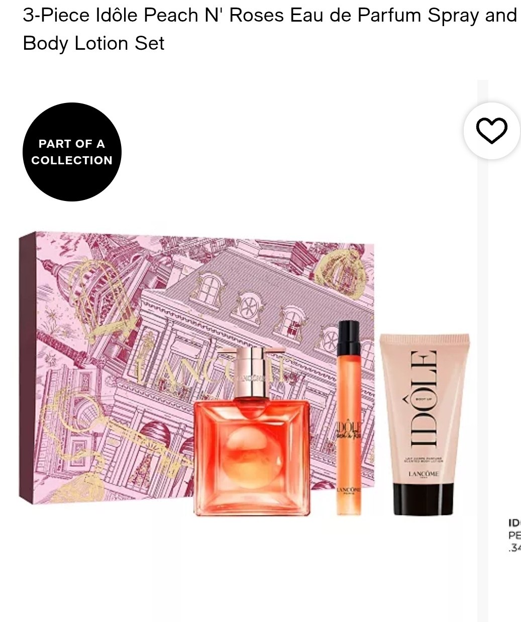 Idôle Peach Set