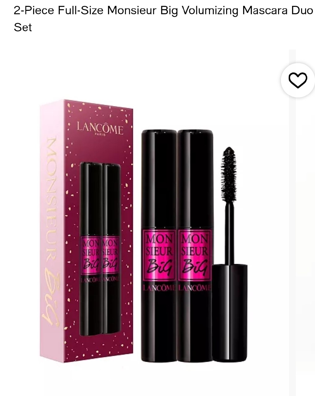 Mascara Duo Set
