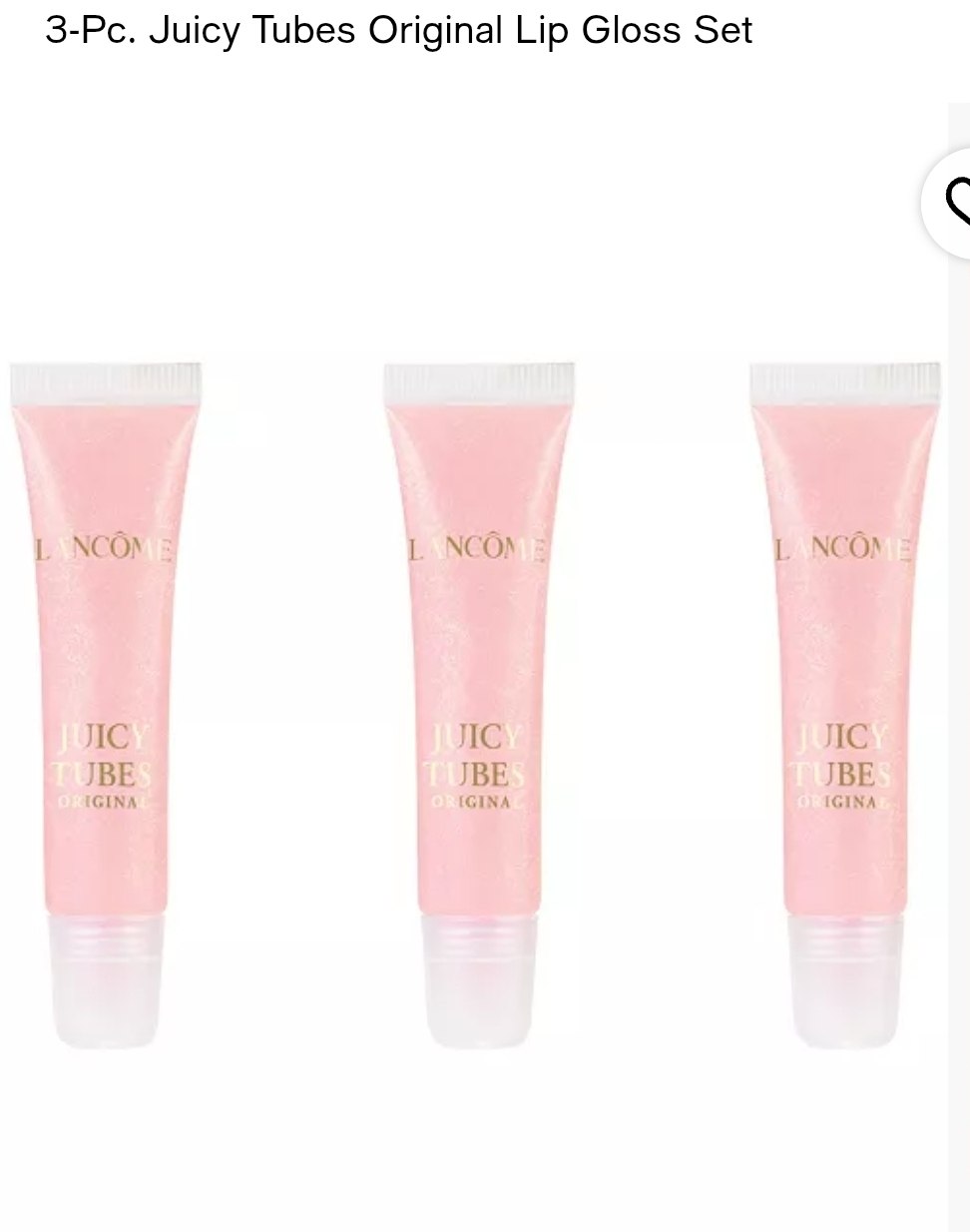 Lip Gloss Trio Set