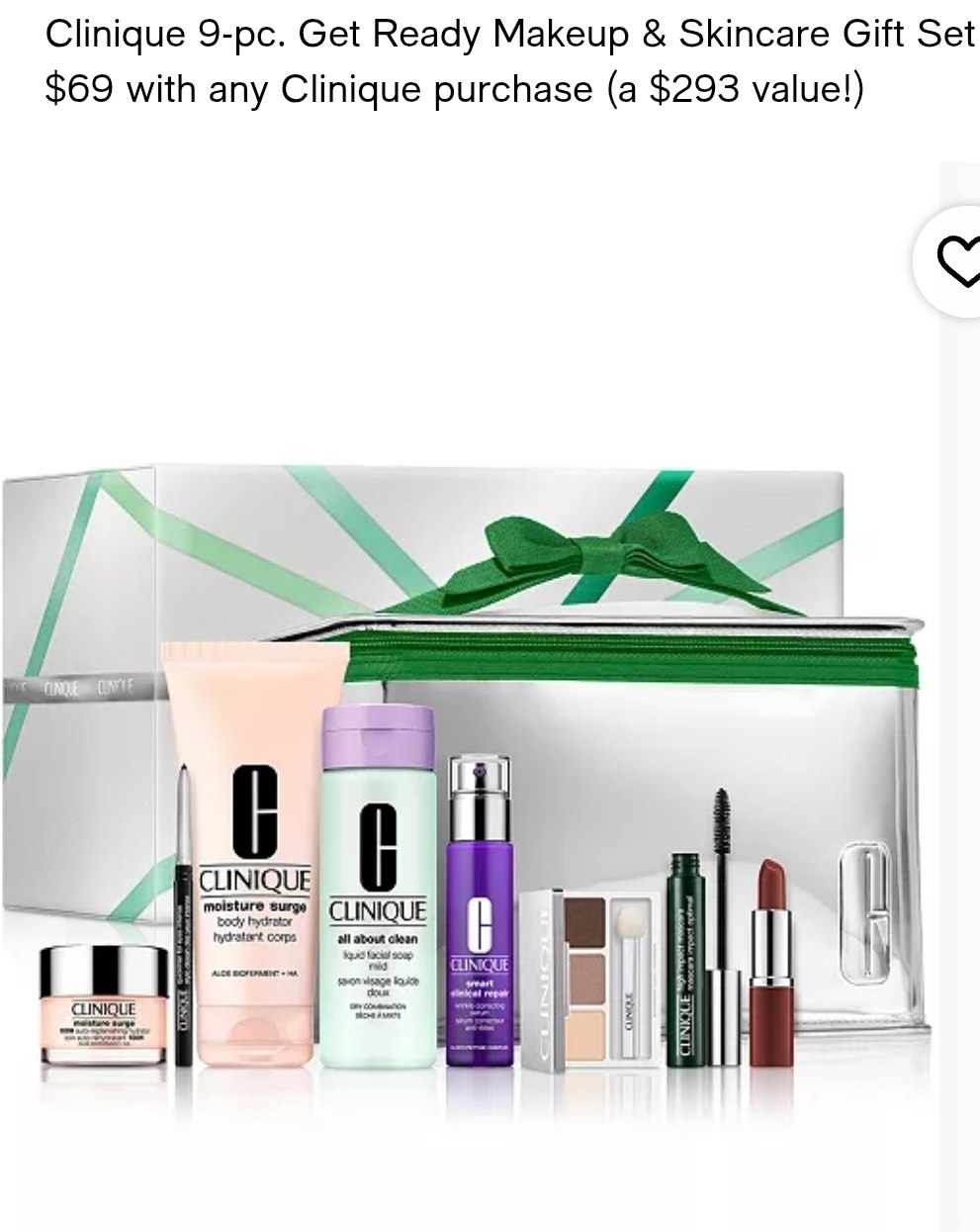 Maleta (Compra válida apenas se comprar qualquer outro produto Clinique junto)