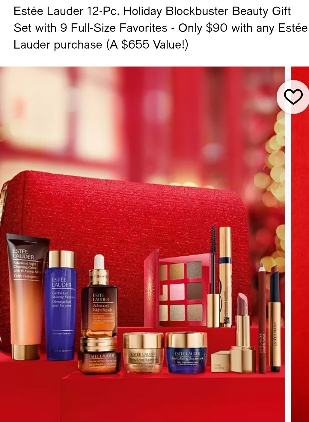 Maleta (Compra válida apenas se comprar qualquer outro produto Estée Lauder junto)