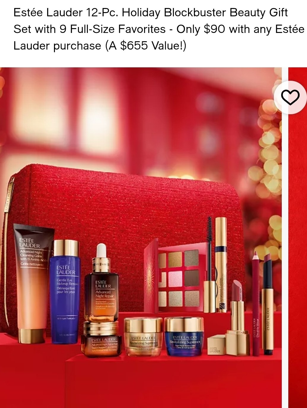 Maleta (Compra válida apenas se comprar qualquer outro produto Estée Lauder junto)