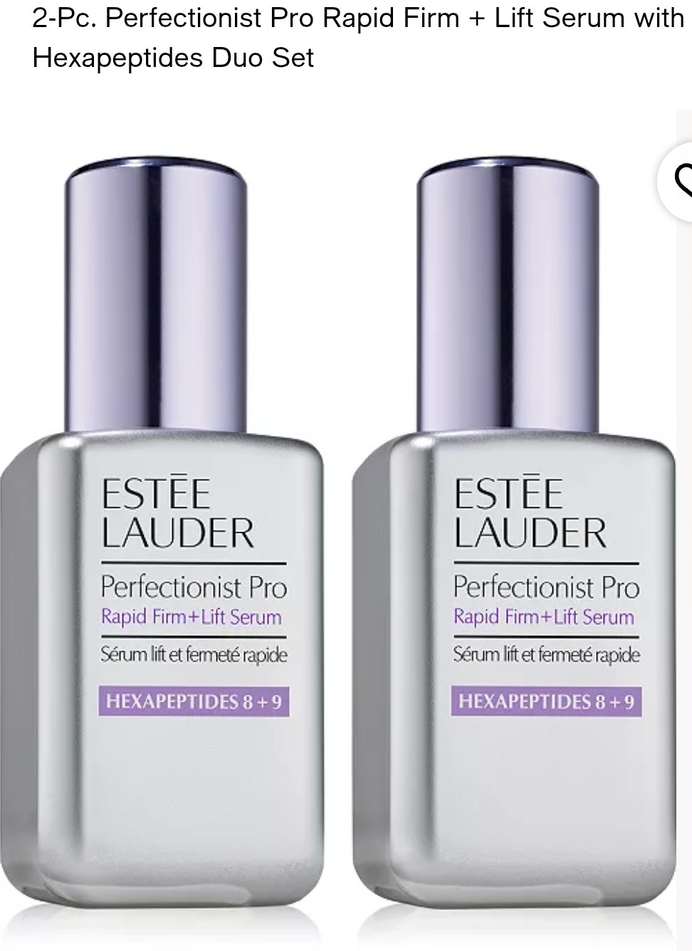 Duo Serum Set