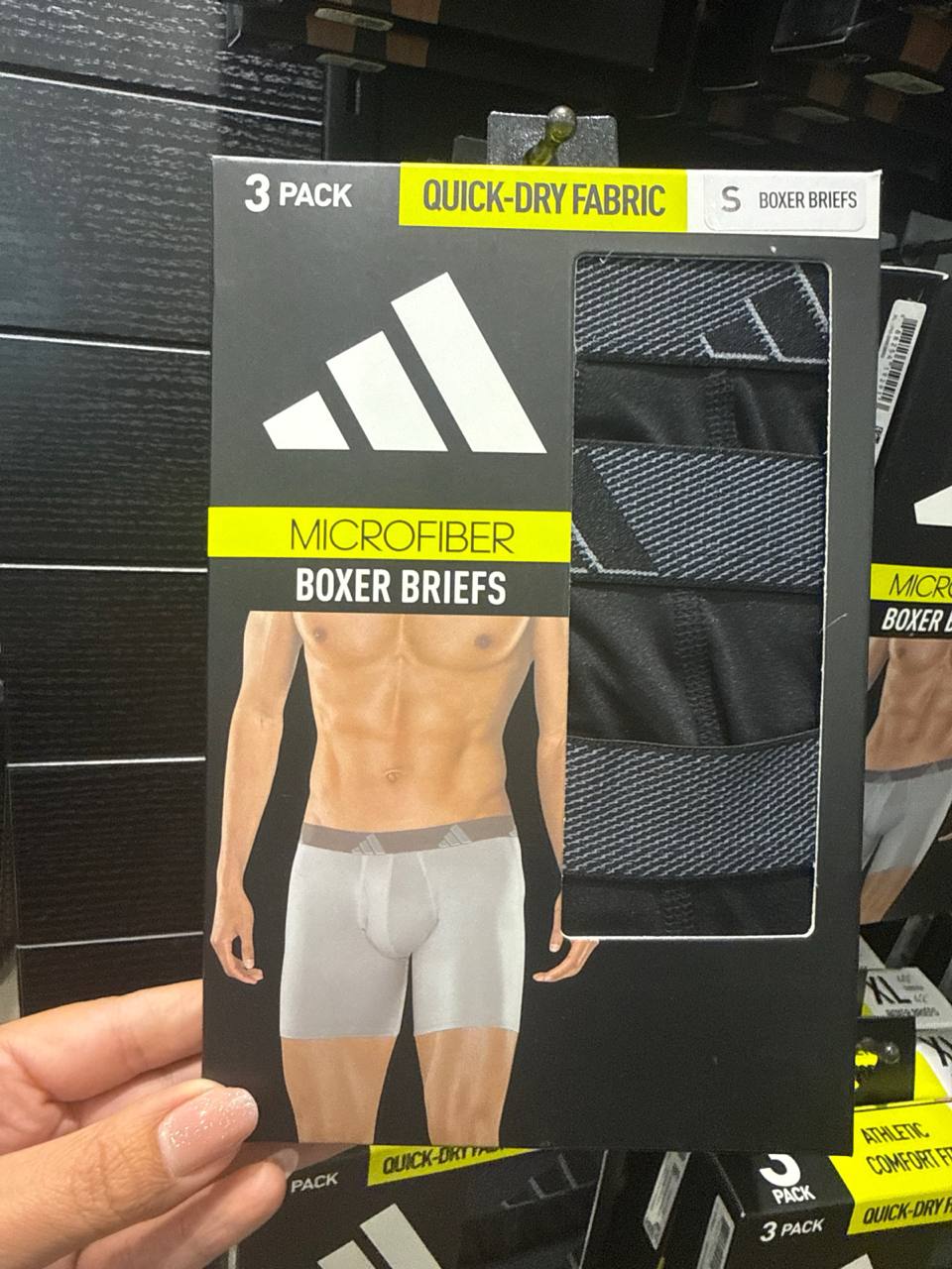 kit 3 cuecas boxer