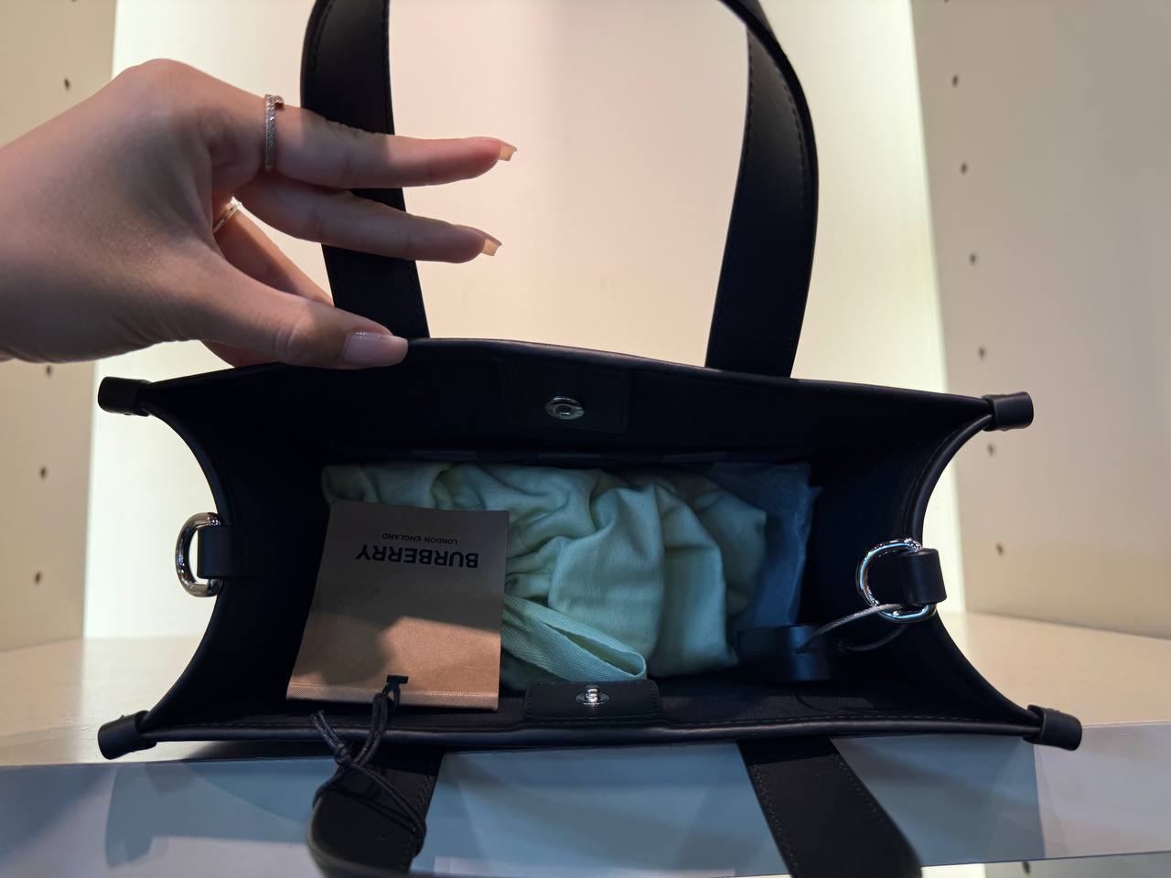bolsa tote média masculino