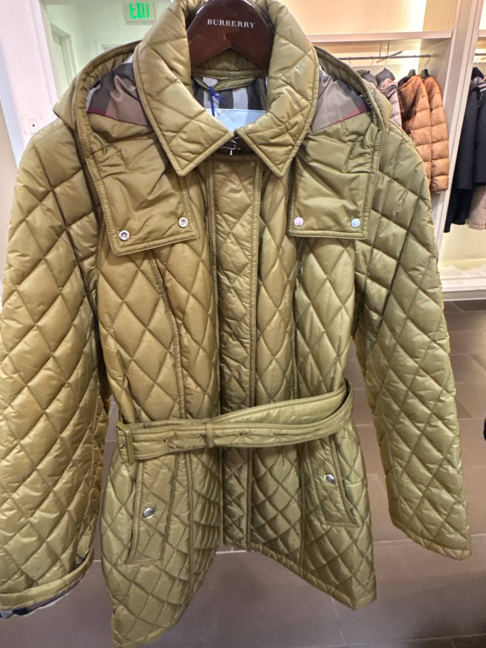 Casaco Parka Puffer cor Lilac Pink