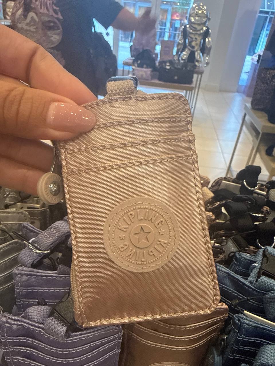 Leroy2 porta cartão com alça para pescoço