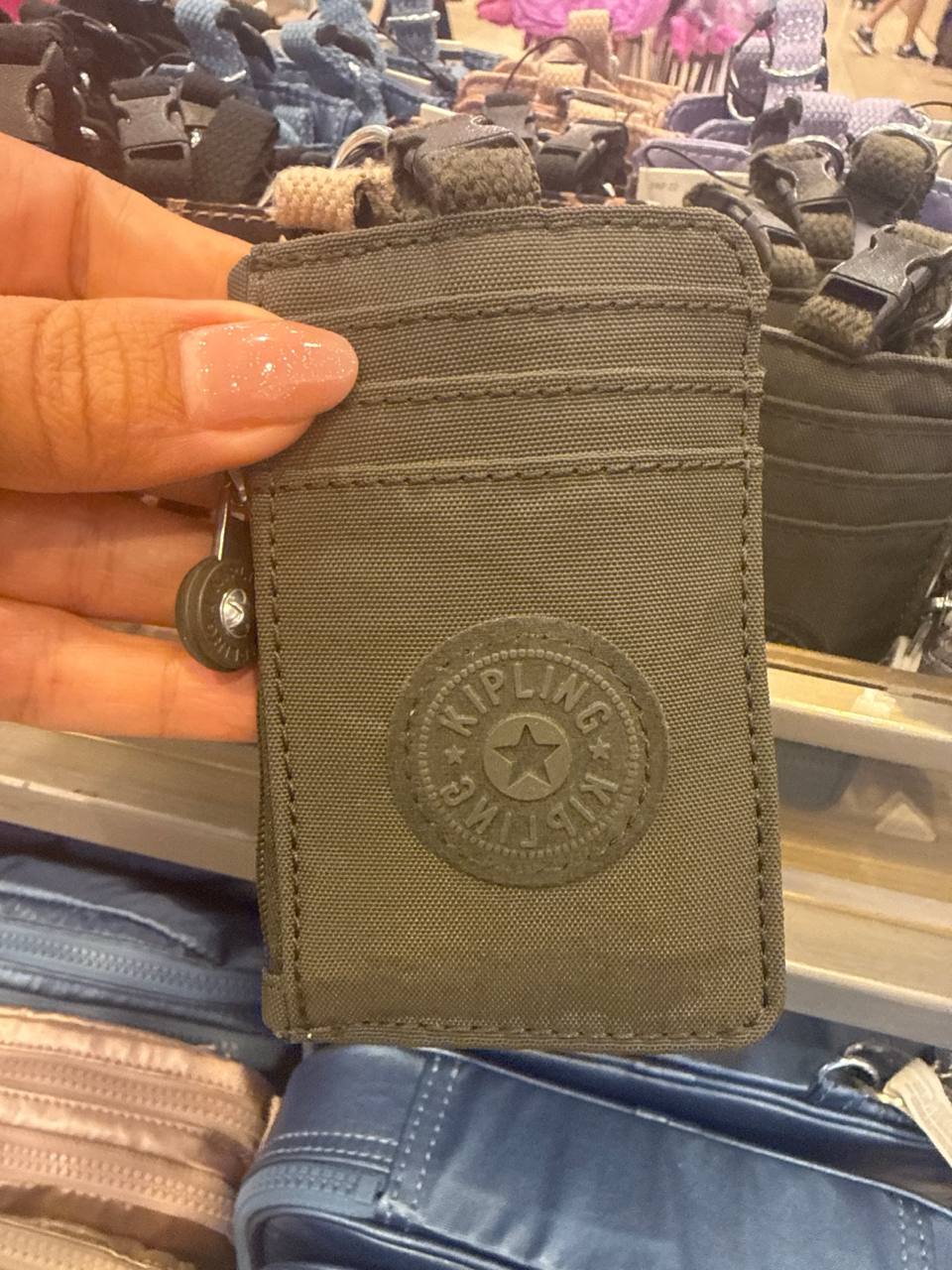 Leroy2 porta cartão com alça para pescoço