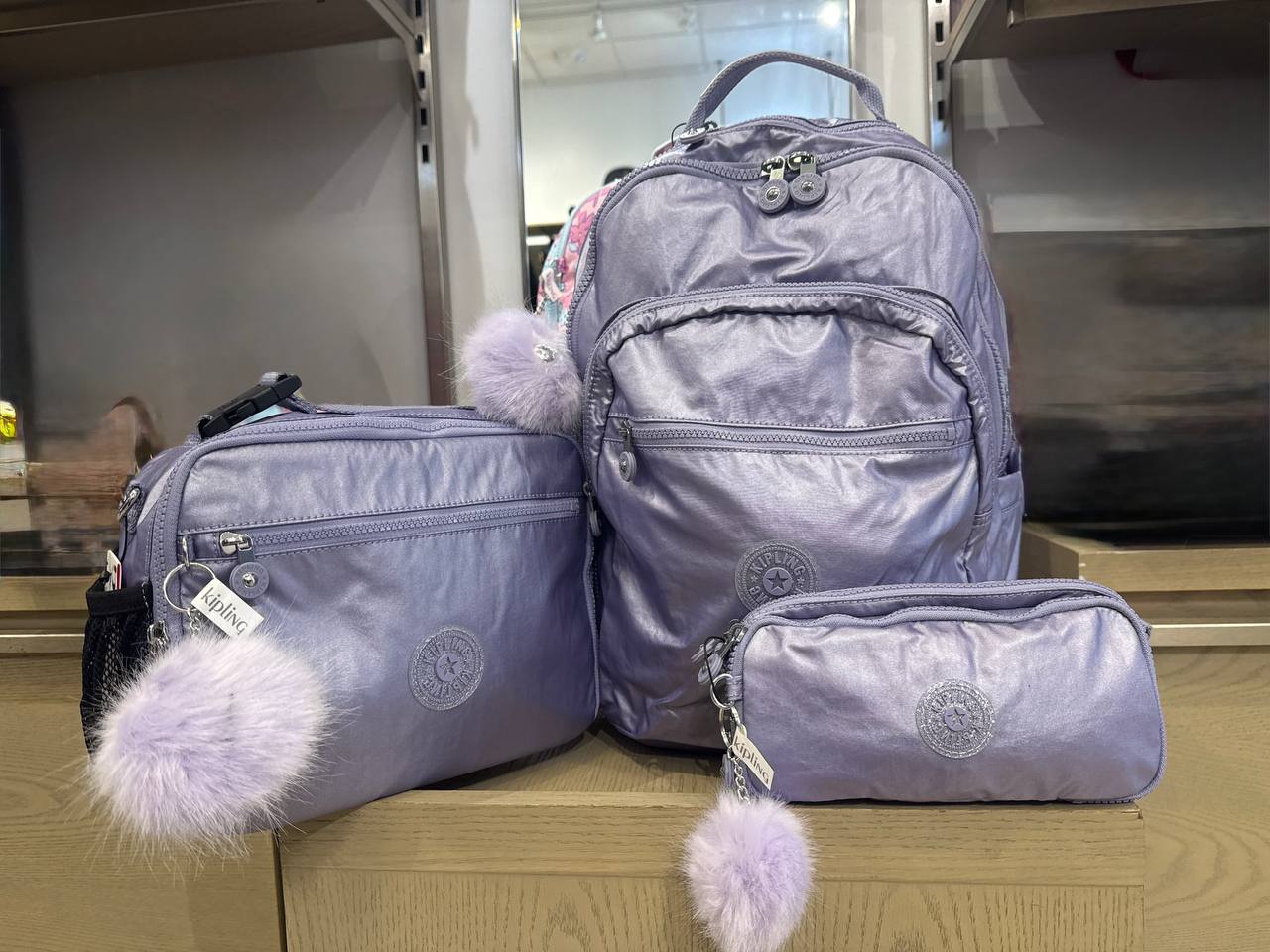 Kit Mochila Seoul  + Lancheira Ermy + Estojo Chap