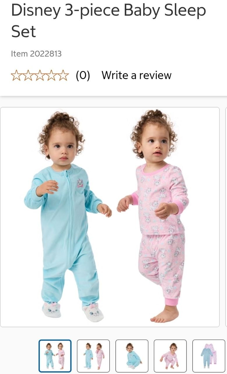 Disney 3-piece Baby Sleep Set