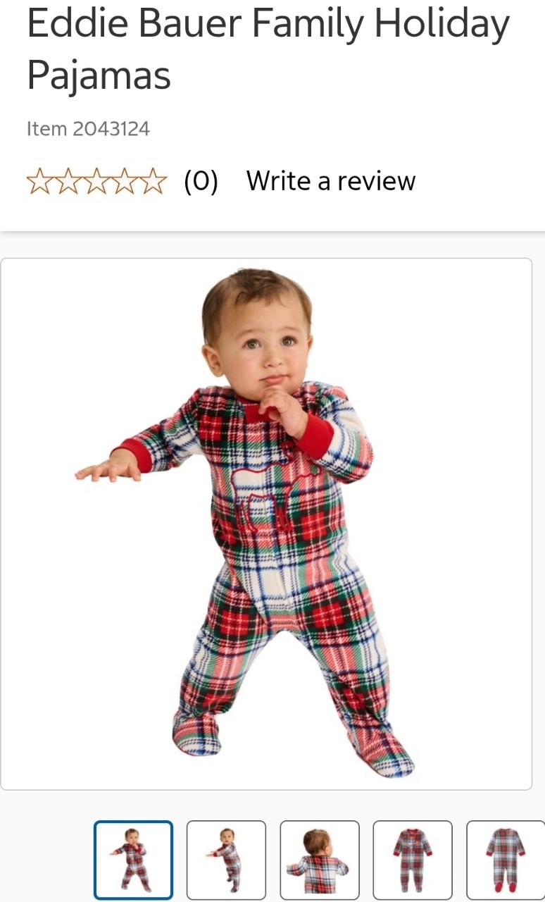 Eddie Bauer Family Holiday Pajamas