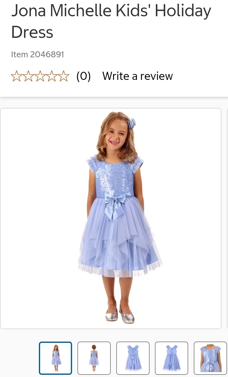 Jona Michelle Kids' Holiday Dress