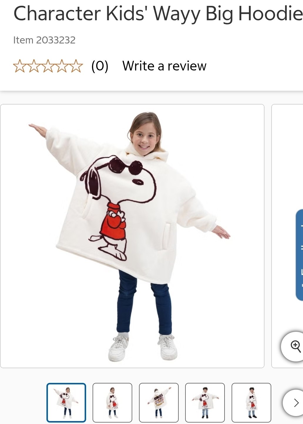 Character Kids' Wayy Big Hoodie