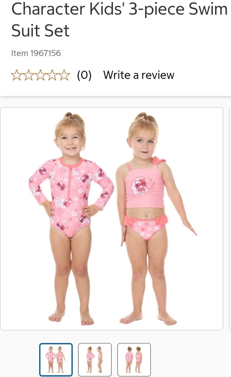 Character Kids' 3-piece Swim Suit Set