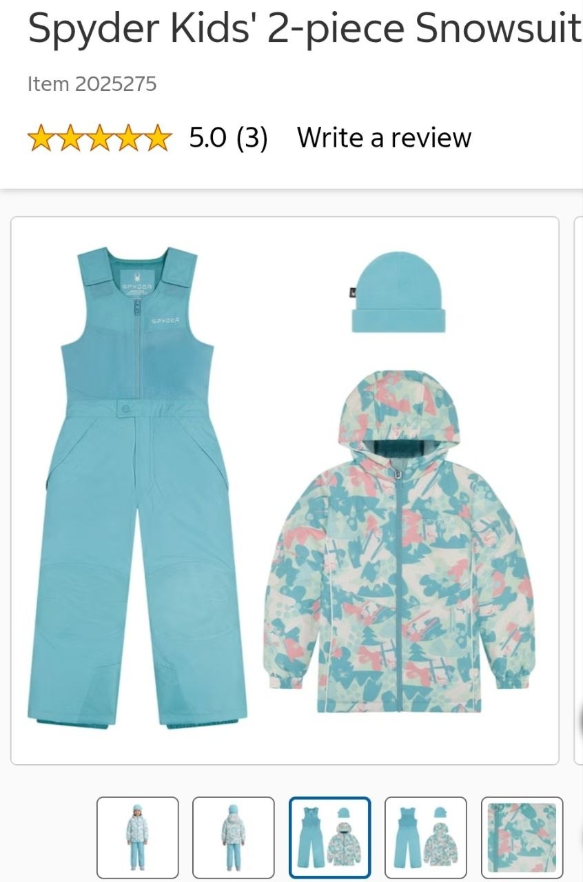 Spyder Kids' 2-piece Snowsuit