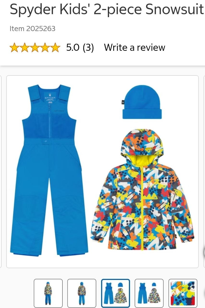 Spyder Kids' 2-piece Snowsuit