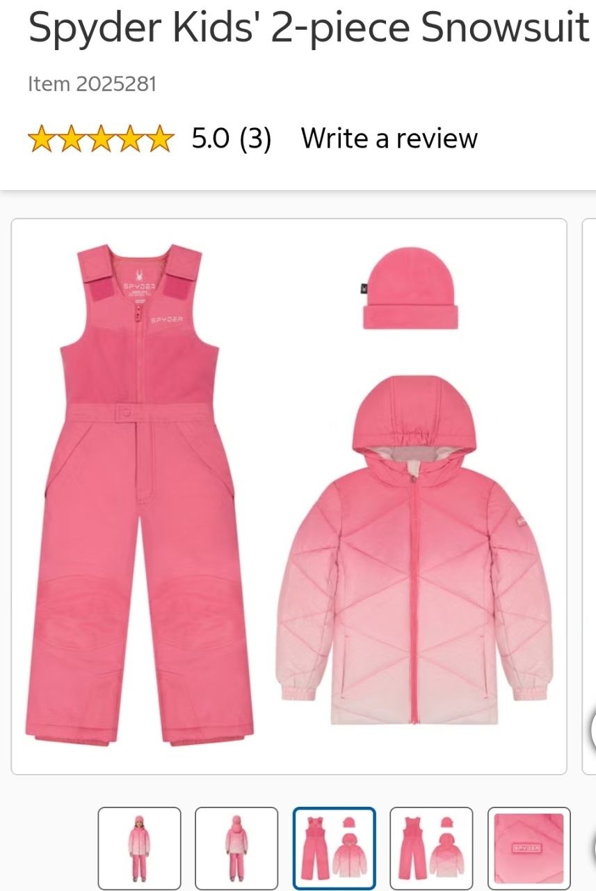 Spyder Kids' 2-piece Snowsuit