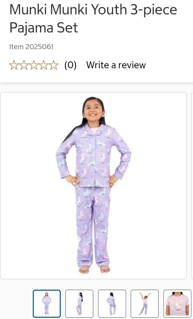 Munki Munki Youth 3-piece Pajama Set