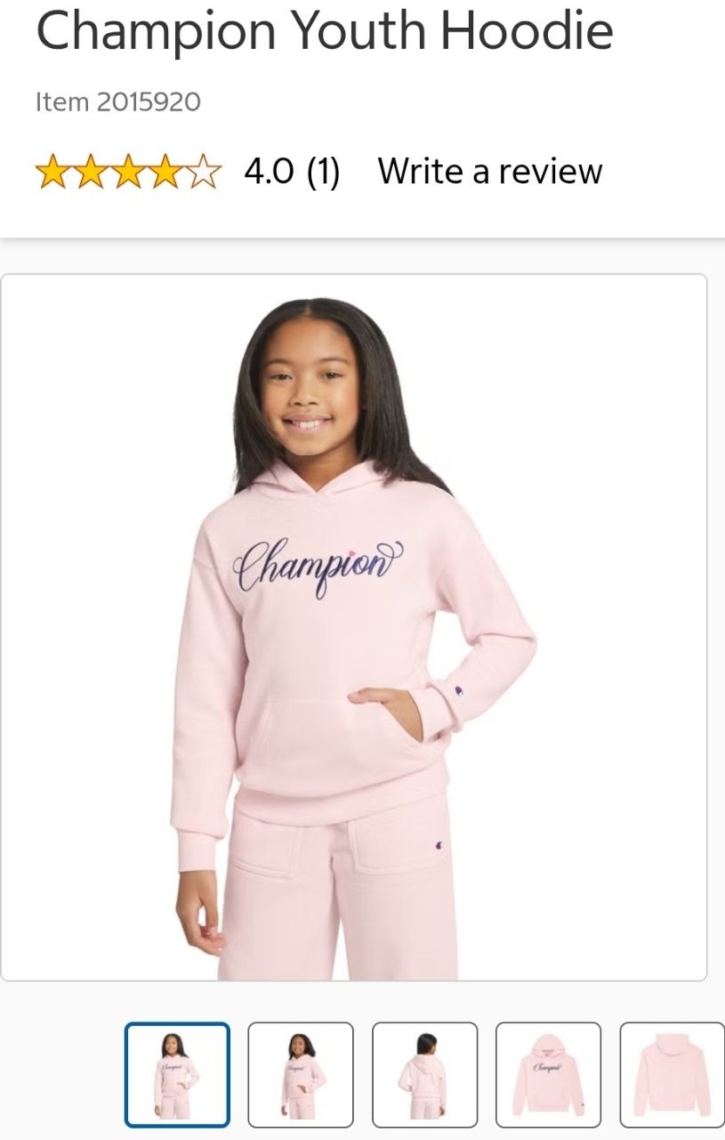 Champion Youth Hoodie