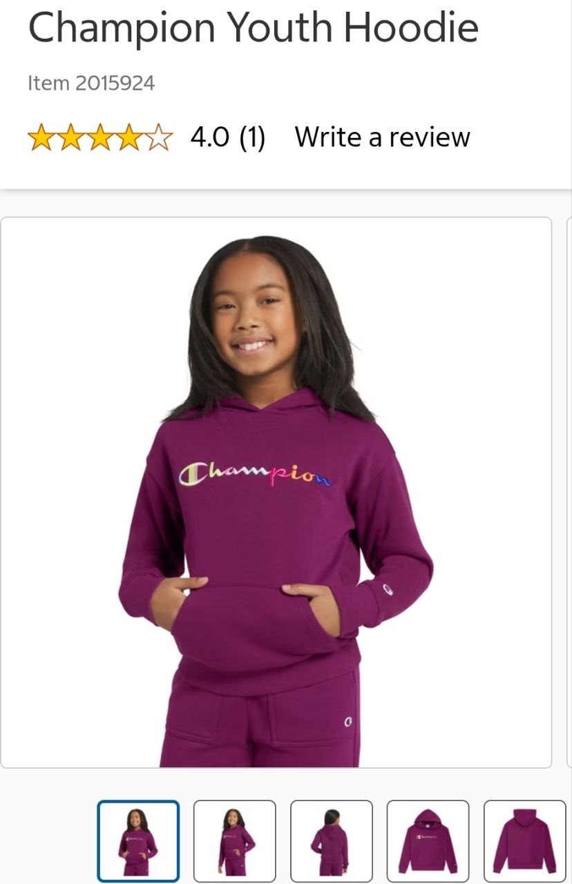 Champion Youth Hoodie