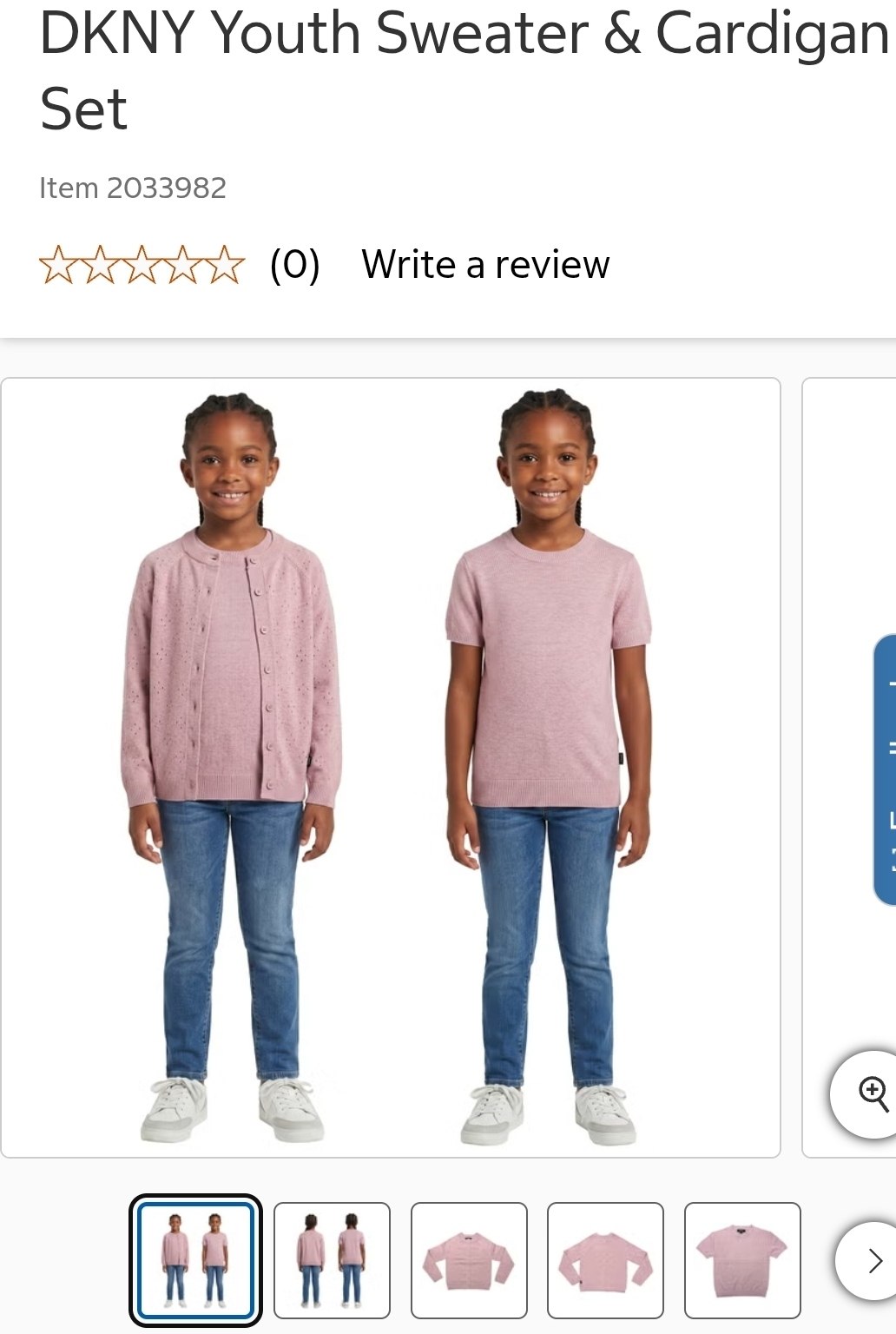DKNY Youth Sweater & Cardigan Set