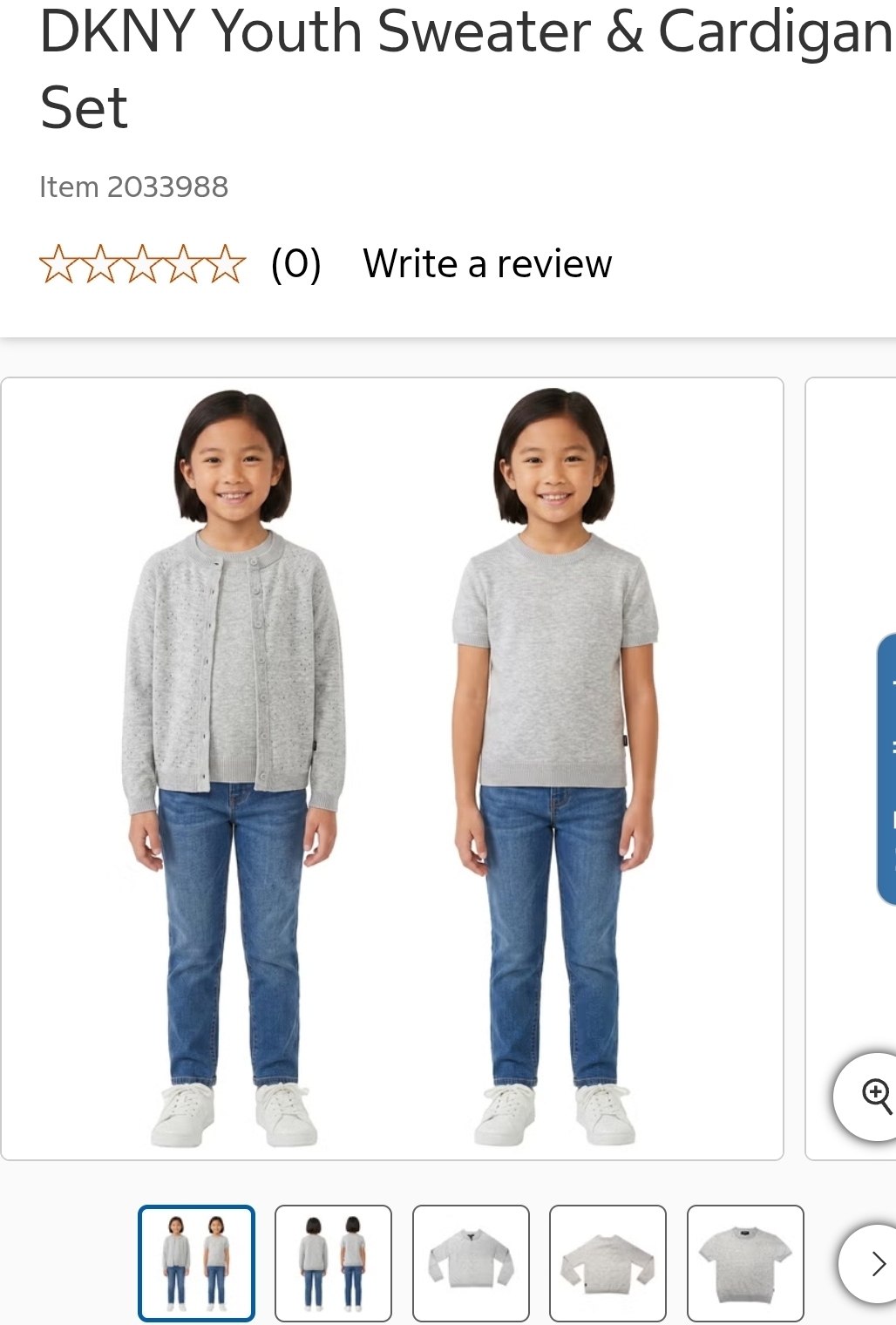DKNY Youth Sweater & Cardigan Set