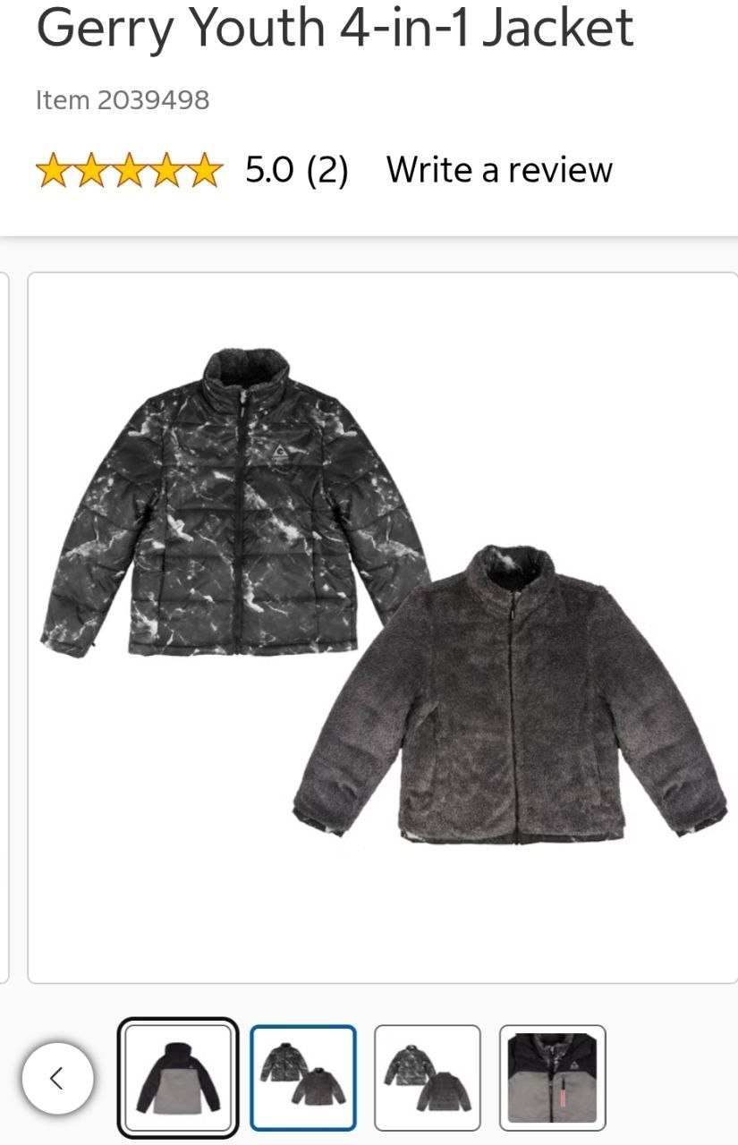 Gerry Youth 4-in-1 Jacket