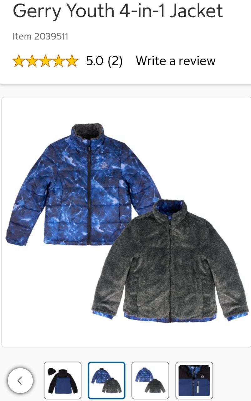 Gerry Youth 4-in-1 Jacket
