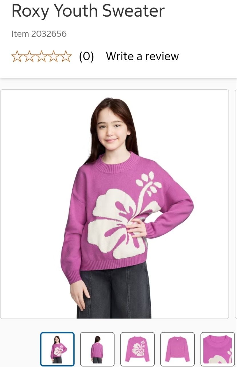 Roxy Youth Sweater